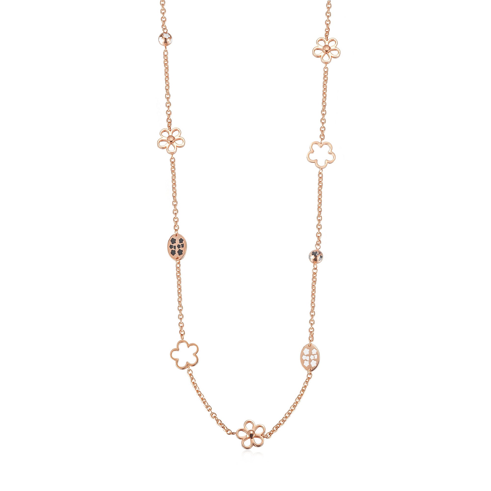 Lucky Clover in 14K Plated Gold Necklace