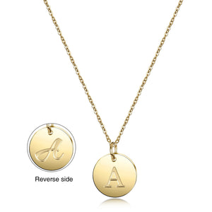 Gold Initial Charmy in 14K Plated Gold Necklace