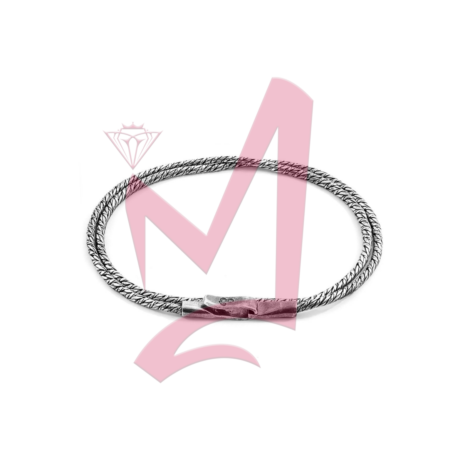 Forestay Double Sail Silver Chain Bracelet