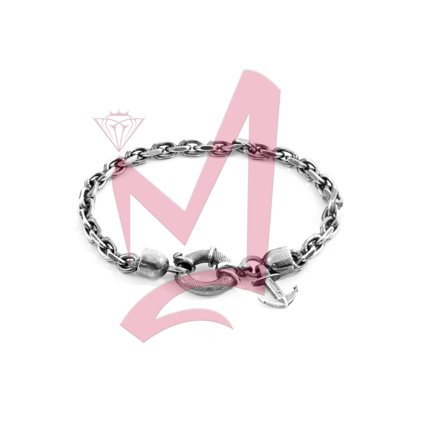 Salcombe Mooring Silver Chain Bracelet