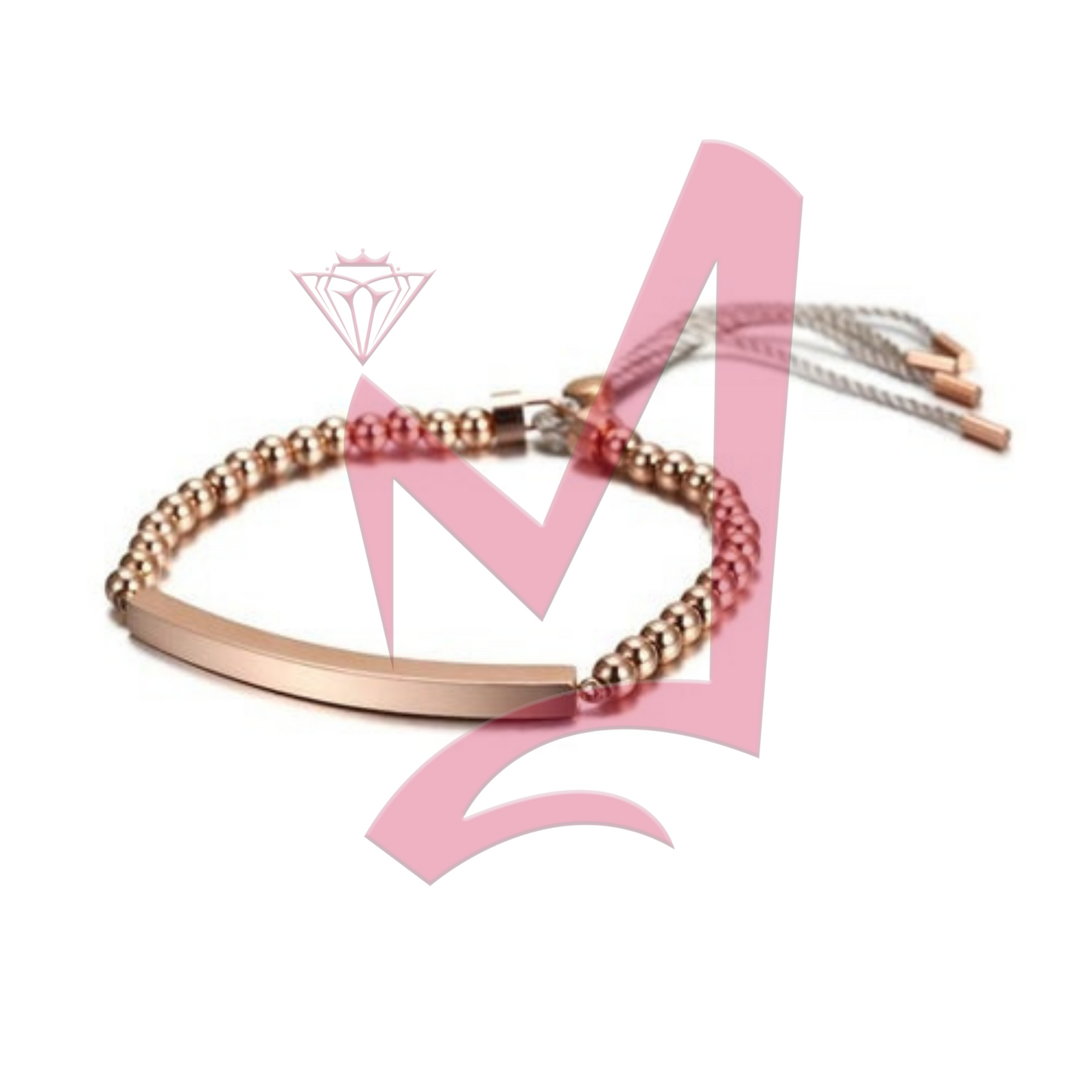 Friendship Linear 14K Plated Gold Bracelet