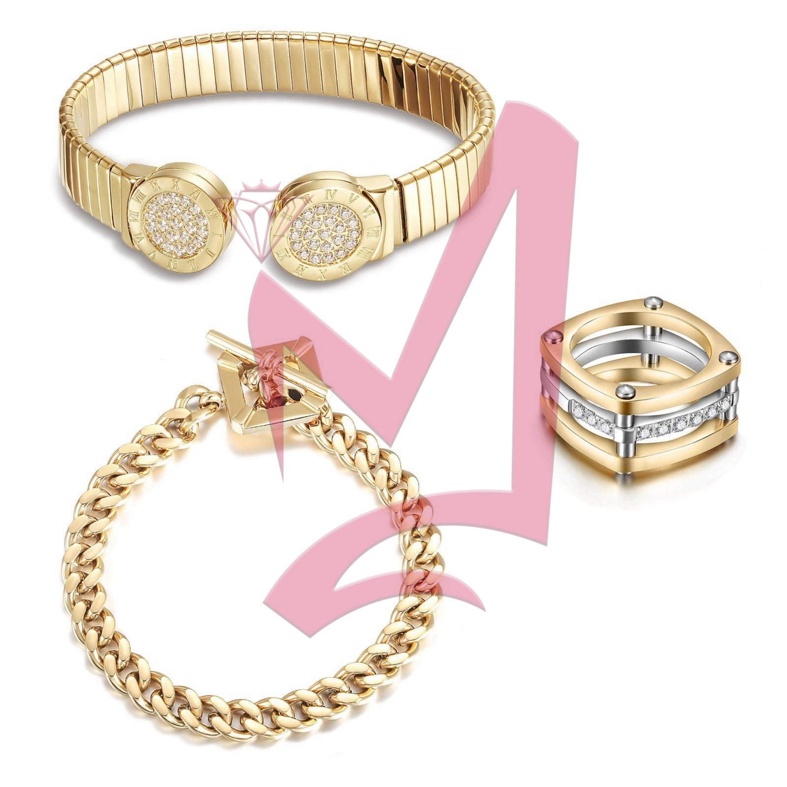 Roman Numeral Chain Set