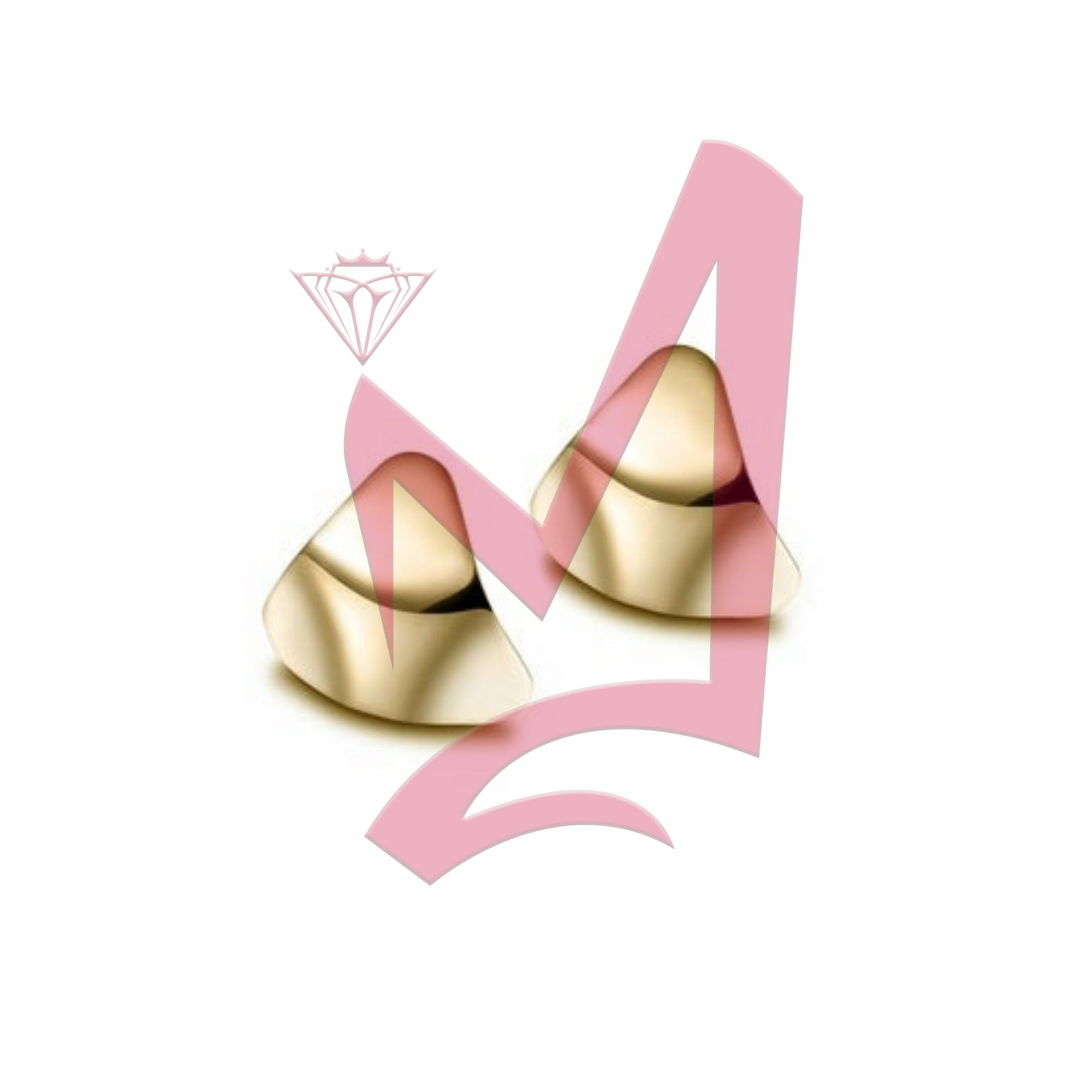 Curved Triangle in 14K Plated Gold Earrings