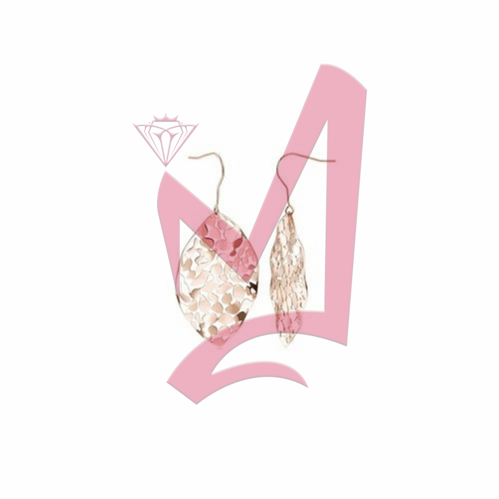 Leaf Dangle Drop in 14K Plated Gold Earrings