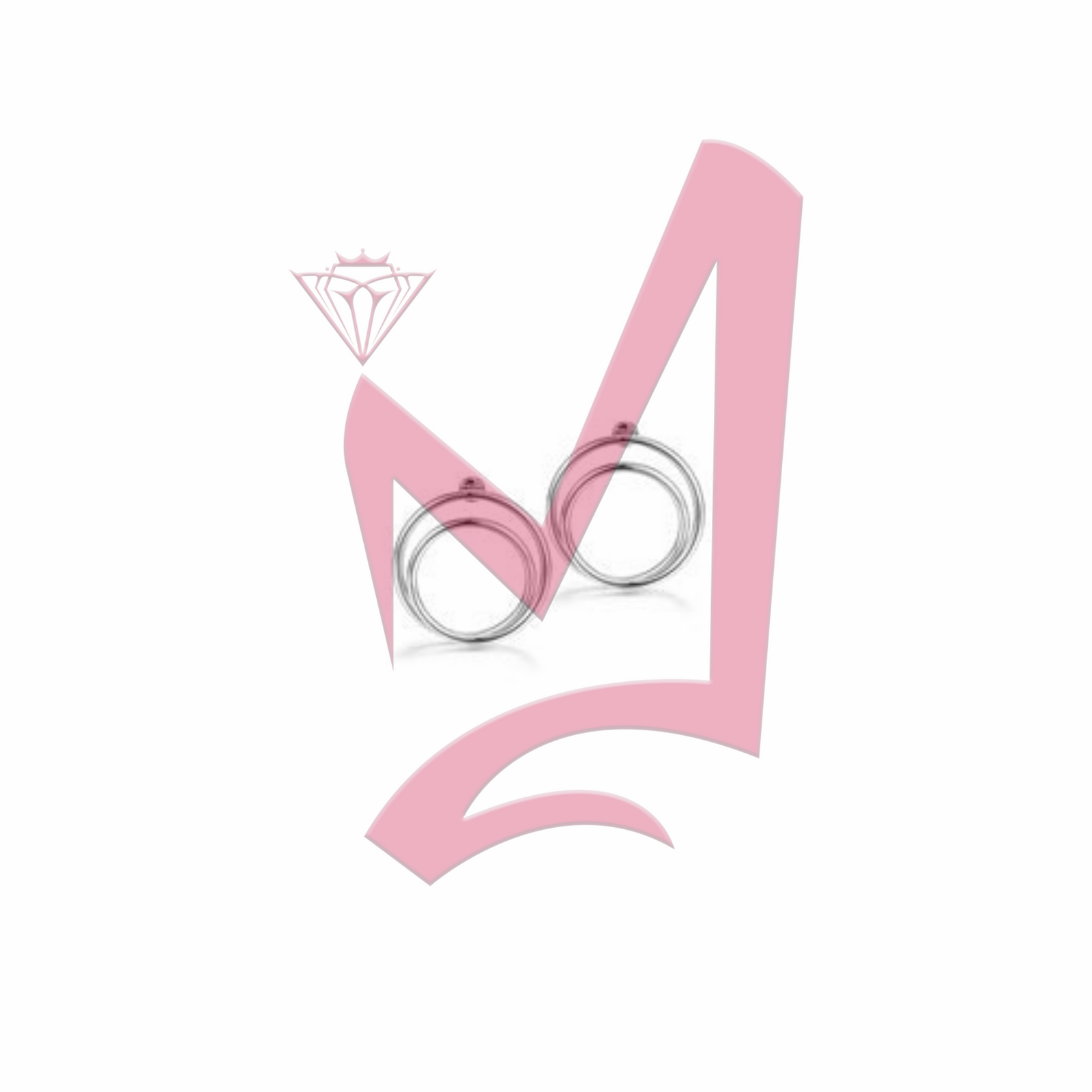 Double Layered Hoop in 14K Plated Gold Earrings