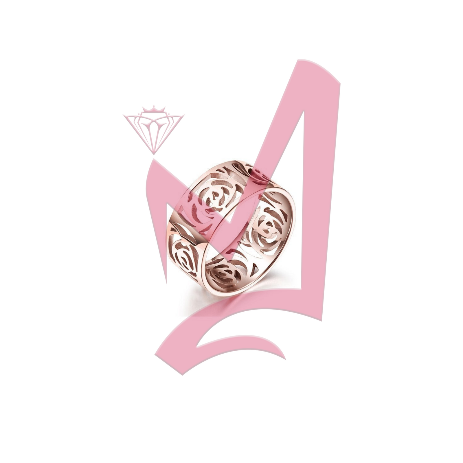 Flower Statement in 14K Plated Gold Ring