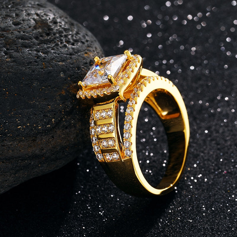 Iced Out Cubic Zircon Ring