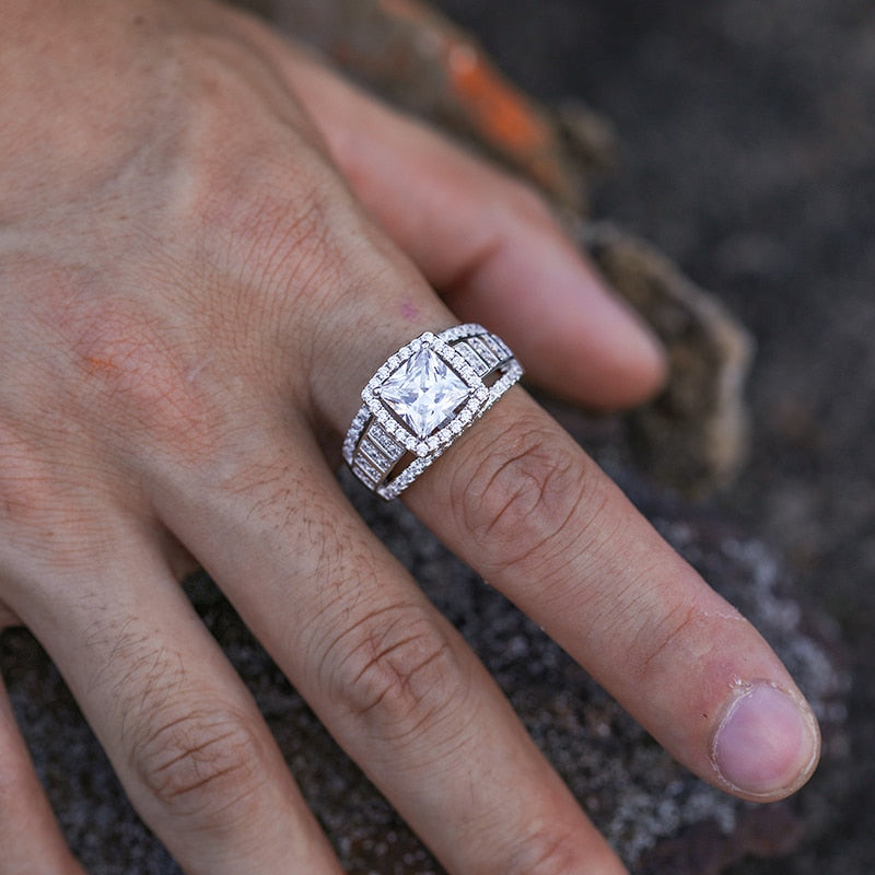 Iced Out Cubic Zircon Ring