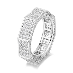 Luxury Micro Pave Zircon Ring