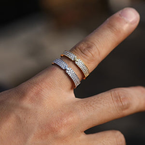 Iced Out Cubic Zircon Ring