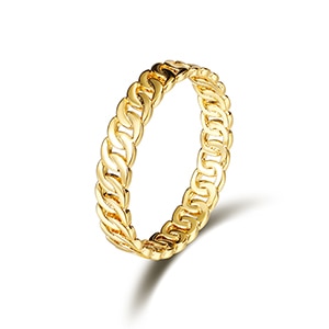 3mm Cuban Link Zircon Ring