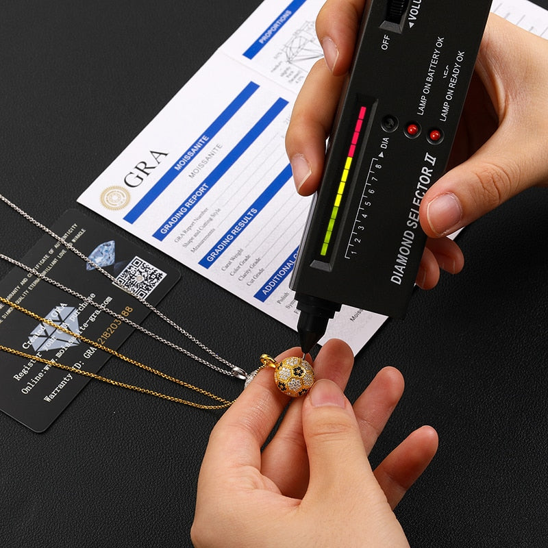 Iced Out Moissanite Sport Football Pendant 100% 925 Sterling Silver