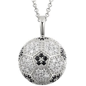 Iced Out Moissanite Sport Football Pendant 100% 925 Sterling Silver