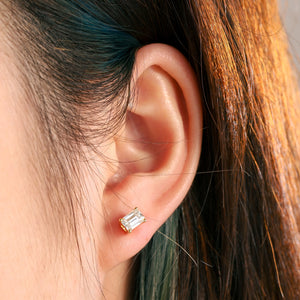 0.7ct  Moissanite Diamond Stud Earrings 100% 925 Sterling Silver