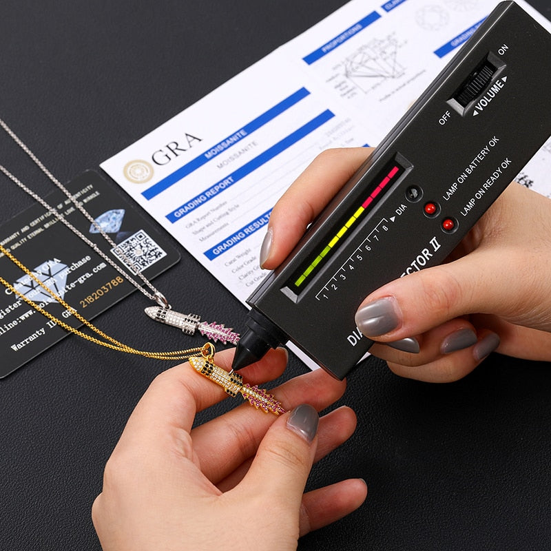 Moissanite Missile Flame Pendant 100% 925 Sterling Silver