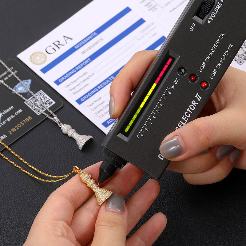 0.7CTW Moissanite King Chess Piece Pendant 100% 925 Sterling Silver