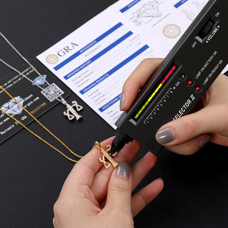 Moissanite Balance Scale Pendant 100% 925 Sterling Silver