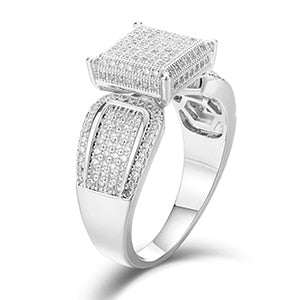 Iced Out Micro Pave Cubic Zircon Ring