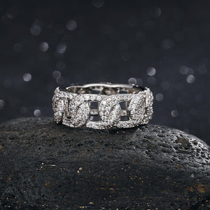 Micro Paved Cubic Zircon Ring