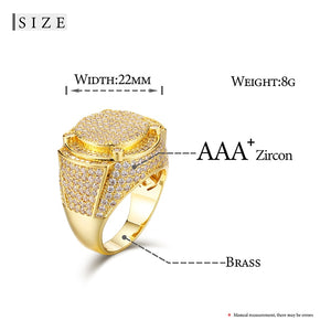 Cubic Zircon Exaggeration Ring