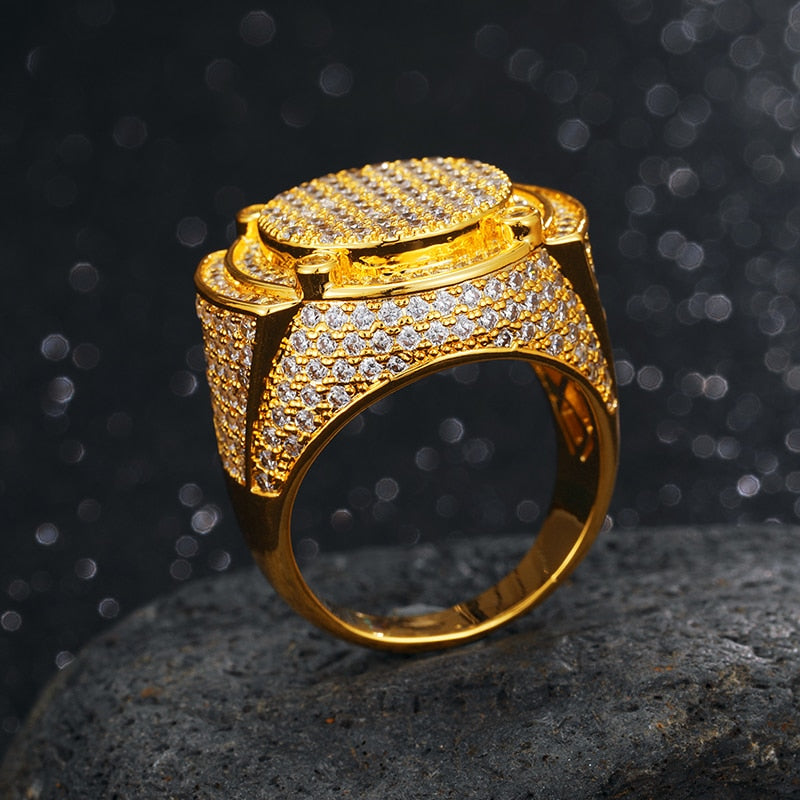 Cubic Zircon Exaggeration Ring