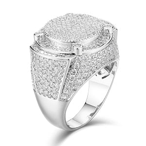 Cubic Zircon Exaggeration Ring