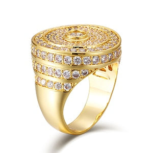 Cubic Zircon Luxury Exaggerated Ring